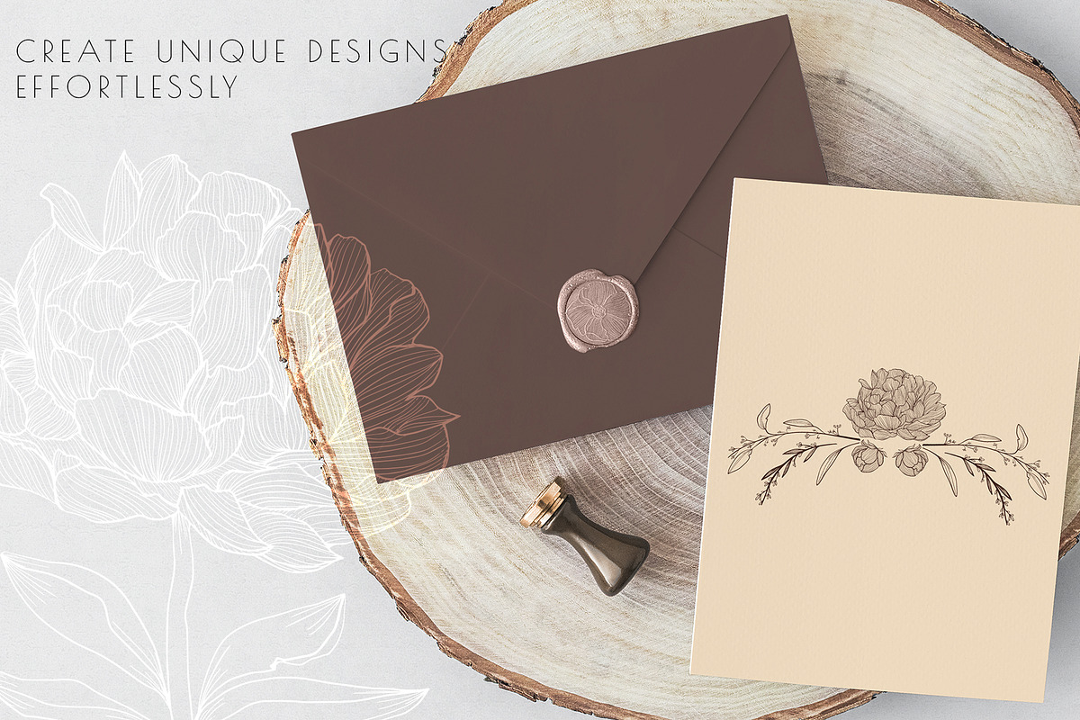 Floral botanical hand-drawn graphics, a Graphic by Personal Epiphany (Photo 2 of 5)