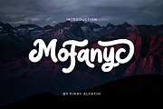 Mofanyc - Handwritten Font, a Handwritten Font by Fikry Alfatih (Thumbnail 1 of 7)