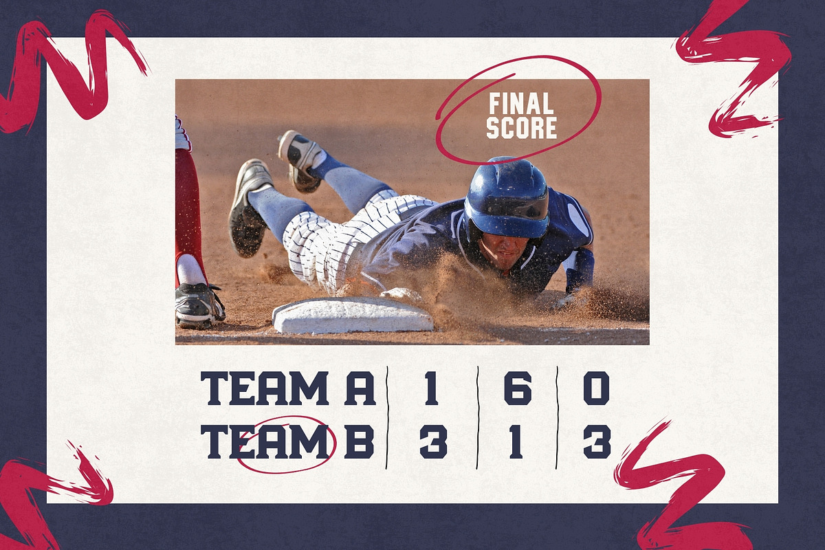 Baseball Font Bundle - 20 Fonts!, a Script Font by HipFonts (Photo 10 of 12)