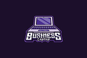 Laptop Mascot Logo Template, a Branding & Logo Template by HasnainGFX (Thumbnail 3 of 3)