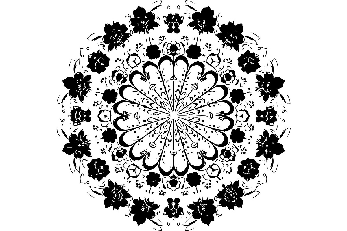 Ornamental Mandala Vector, an Object Graphic by Creativeshirt (Photo 17 of 19)