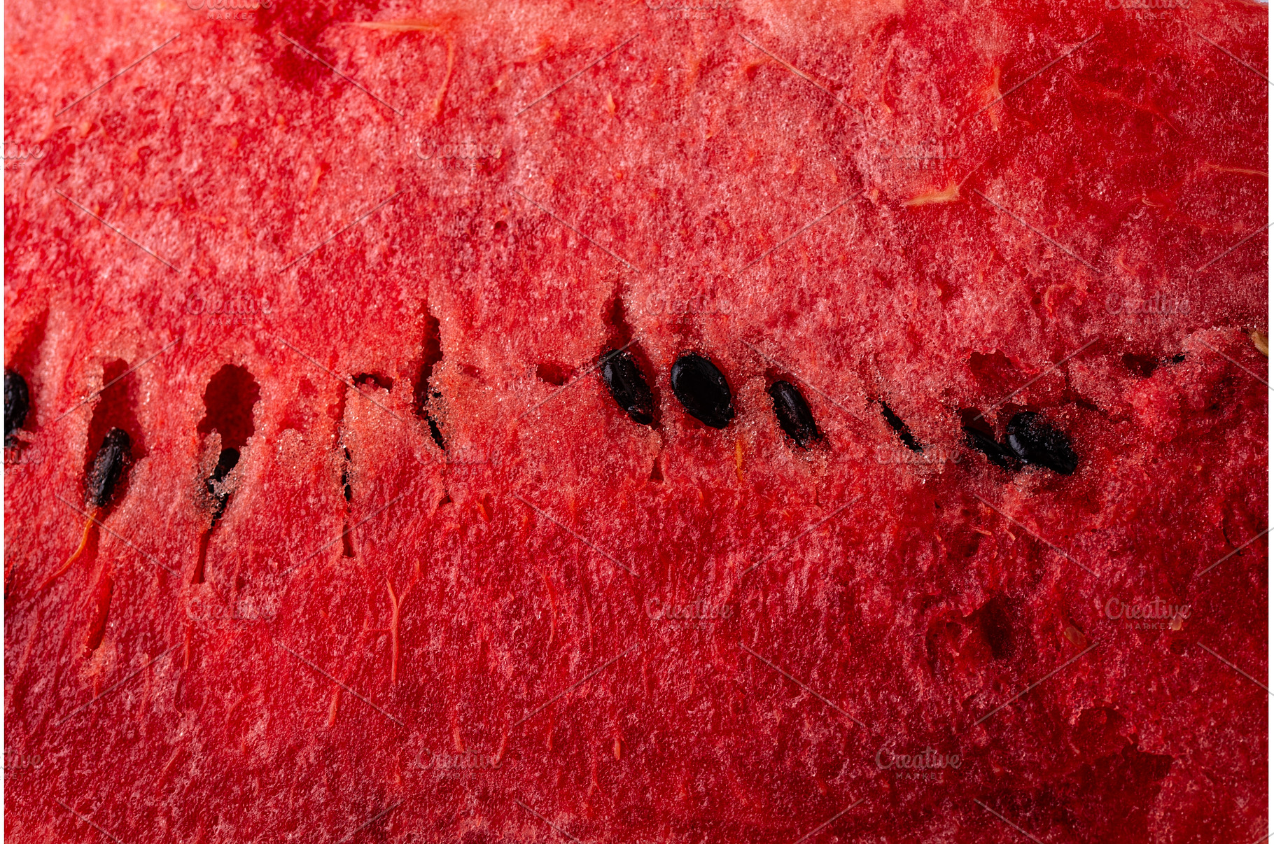 Fresh juicy sliced watermelon close, a Food & Drink Photo by Yulia Furman
