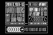 Rainshade Rough - Condensed Font, a Sans Serif Font by Typeparties (Thumbnail 13 of 14)