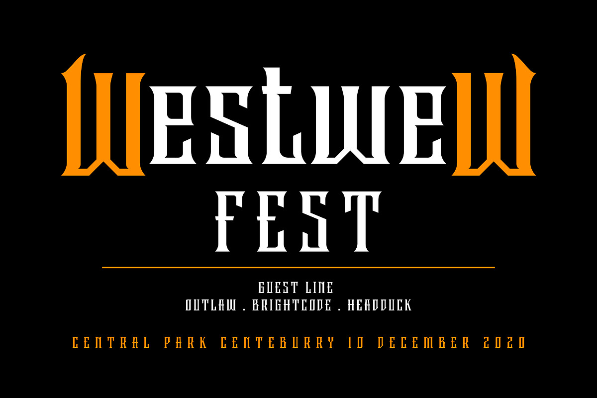 Northern Display Serif, a Blackletter Font by Typia Nesia (Photo 9 of 9)