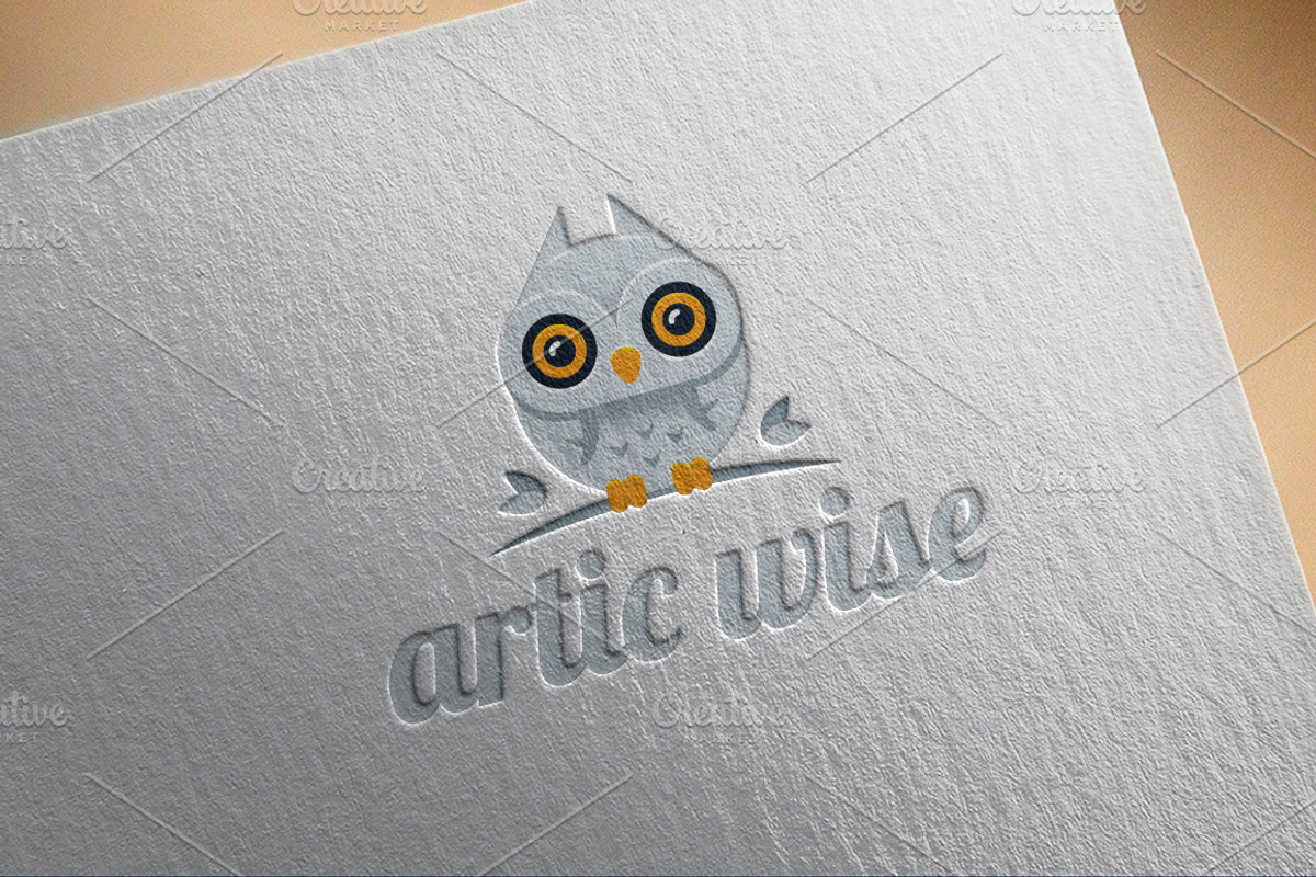 Artic Wise Owl Logo Design, a Branding & Logo Template by Manudesign (Photo 3 of 3)