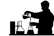 This Scientist Lab Silhouettes, an Illustration by Amazin_art (Thumbnail 14 of 31)