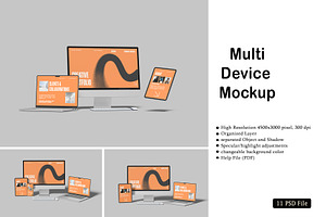 Multi Device Screen Mockup
