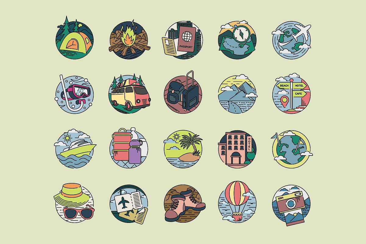 Outdoor Travel Graphic, an Illustration by Skilline Supply Co. (Photo 3 of 10)