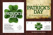St. Patricks Day Poster-Watercolor, a Flyer Template by Nathan Knight Design (Thumbnail 1 of 2)