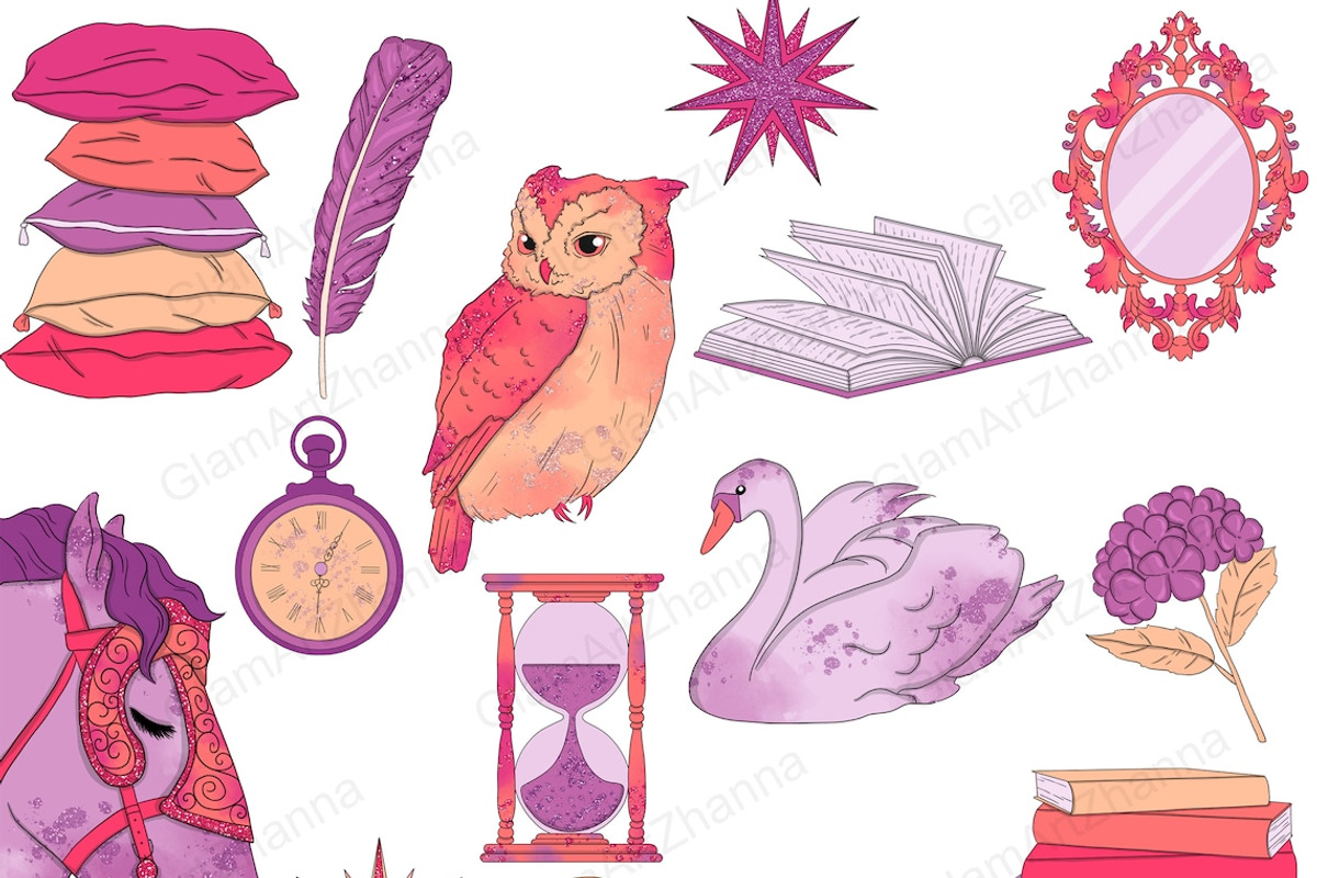 Fairy Tale Clipart, an Object Illustration by GlamArtZhanna (Photo 3 of 3)