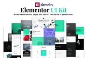 Elementor UI Kit, Templates, Blocks, an UI Kit Template by Elementor Market (Thumbnail 1 of 5)