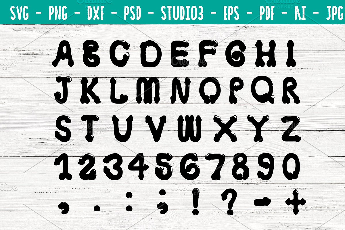 Vector Penis Alphabet & Numbers, an Object Graphic by Watercolor_Vector Graphic (Photo 1 of 2)