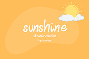 RD Sunshine - Monoline Script Font, a Script Font by RissDesign (Thumbnail 1 of 3)