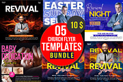 5 Church Flyers Bundle | Canva, a Graphic by graphicforest (Thumbnail 1 of 7)