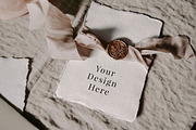 Deckle Edge Stationary Mockup Bundle, a Print Template by Barn Owl Studio (Thumbnail 12 of 16)