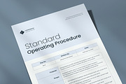 Standard Operating Procedure, SOP, a Stationery Template by DesVert (Thumbnail 4 of 6)