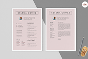Purple Elegant Resume, a Resume Template by Emaholic Template (Thumbnail 2 of 5)