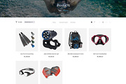 Diving & Swimming Shopify Theme, a Shopify Template by HasnainDEV (Thumbnail 3 of 4)
