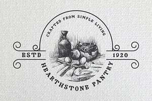 Vintage Still-Life Sketch Illustrati