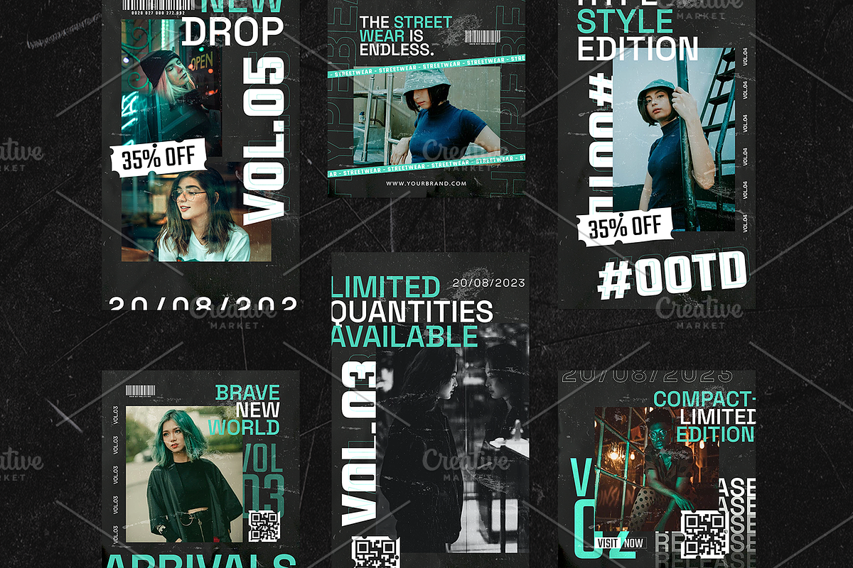 Hype Instagram Template - Darxz, a Social Media Template by Gibcreat (Photo 2 of 4)
