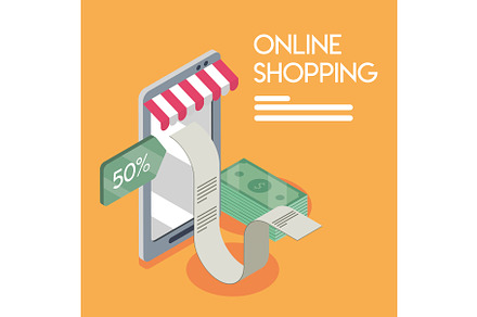 online shopping discount, a Finance Illustration by studiogstock