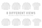 Gildan 18000 Crewneck Sweatshirt, a Shirt Mockup by Pixel Sauce™ (Thumbnail 6 of 7)