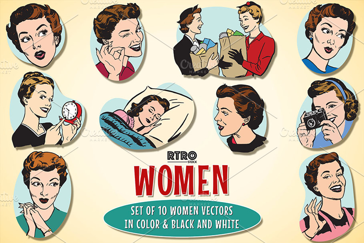 RTRO Women 2, an Illustration by RTRO Stock (Photo 1 of 5)