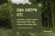 Bumiku - Handwritten Nature Typeface, a Handwritten Font by delipensil (Thumbnail 4 of 12)