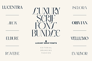 Luxury Serif Collection - 8 Fonts, a Serif Font by Only Fonts (Thumbnail 1 of 12)