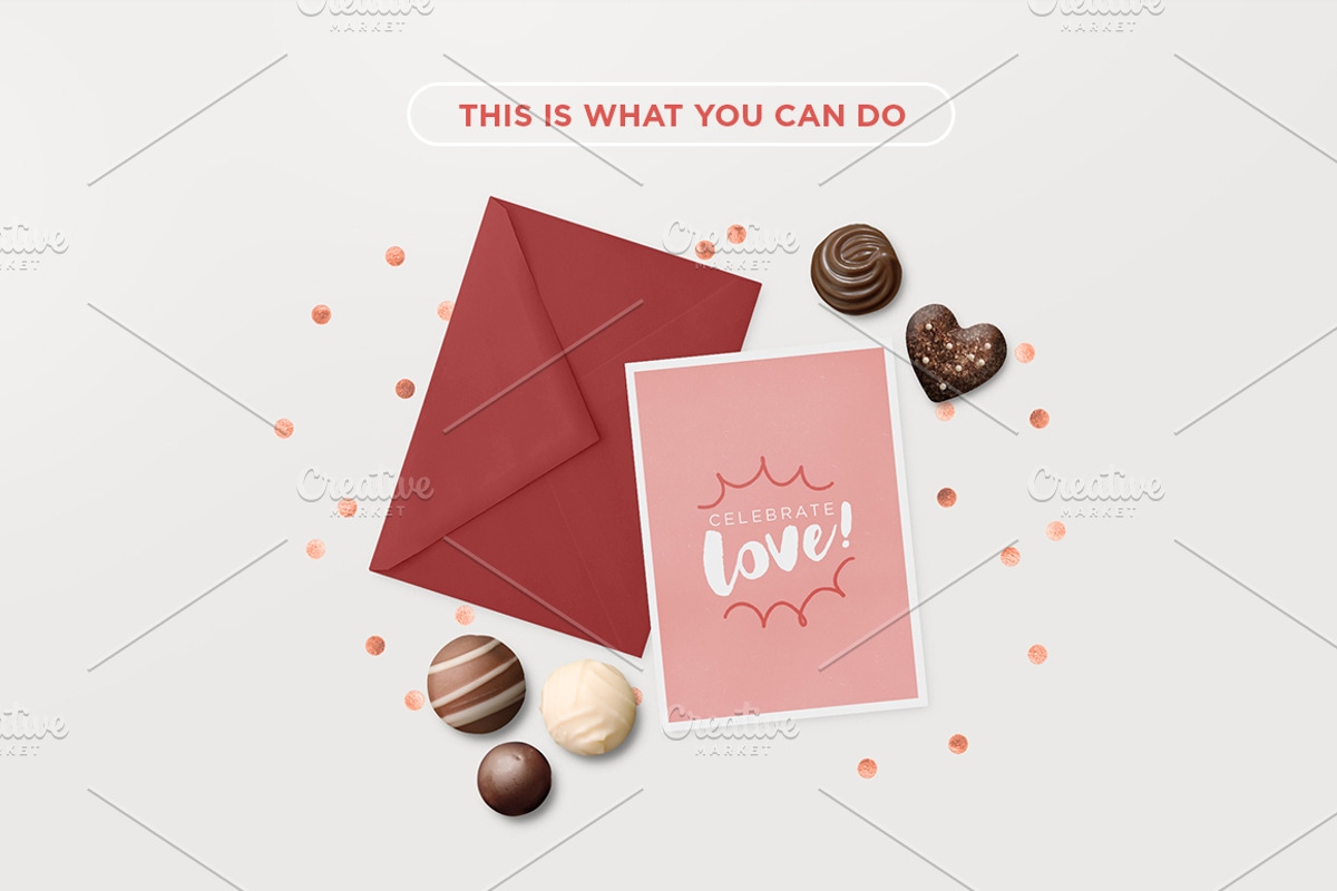 Mockup · Love Cards, a Print Template by tomodachi studio (Photo 4 of 4)