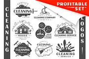 18 Cleaner Service Logos Templates, a Branding & Logo Template by Art Design (Thumbnail 1 of 11)
