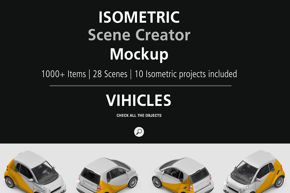 Isometric Scene Creator Mockup, a Books & Magazine Mockup by IsometricWorld (Photo 21 of 47)
