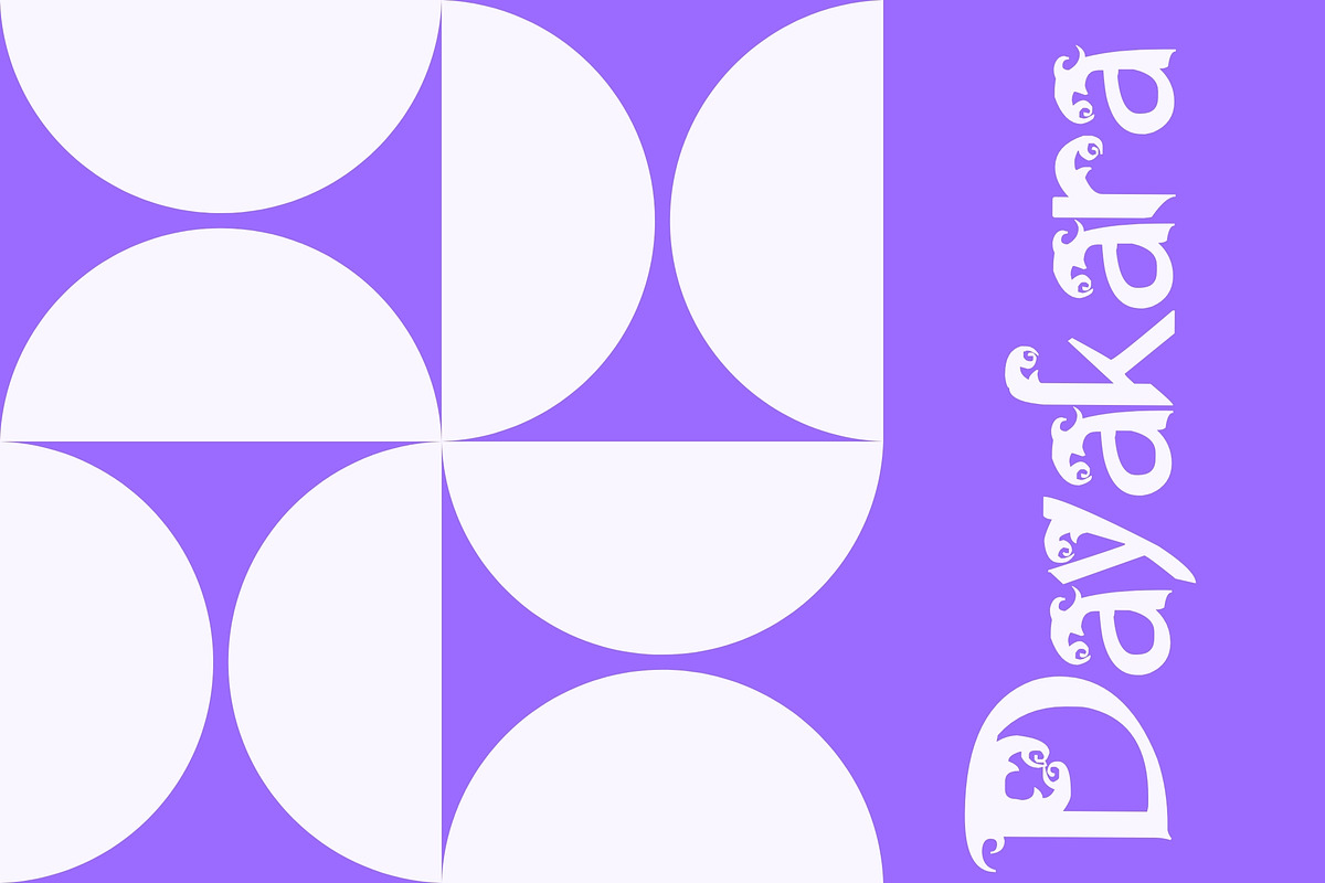 Dayakara - Ethnic Decorative Serif, a Serif Font by Claymoon Lab (Photo 3 of 6)