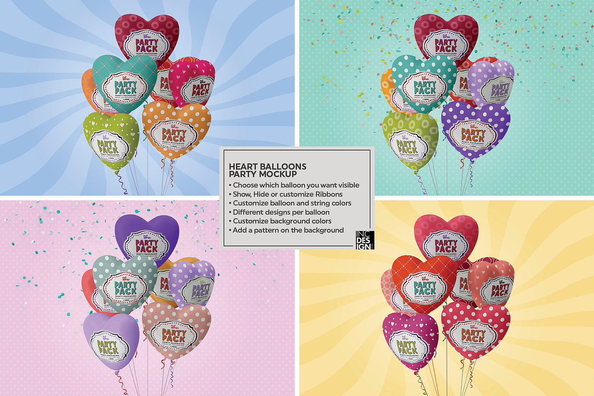 Vol.7 Party Packaging Mockups, a Packaging Mockup by INCDesign (Photo 5 of 18)
