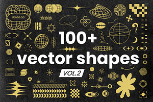 100 Futuristic Vector Shapes Vol. 2