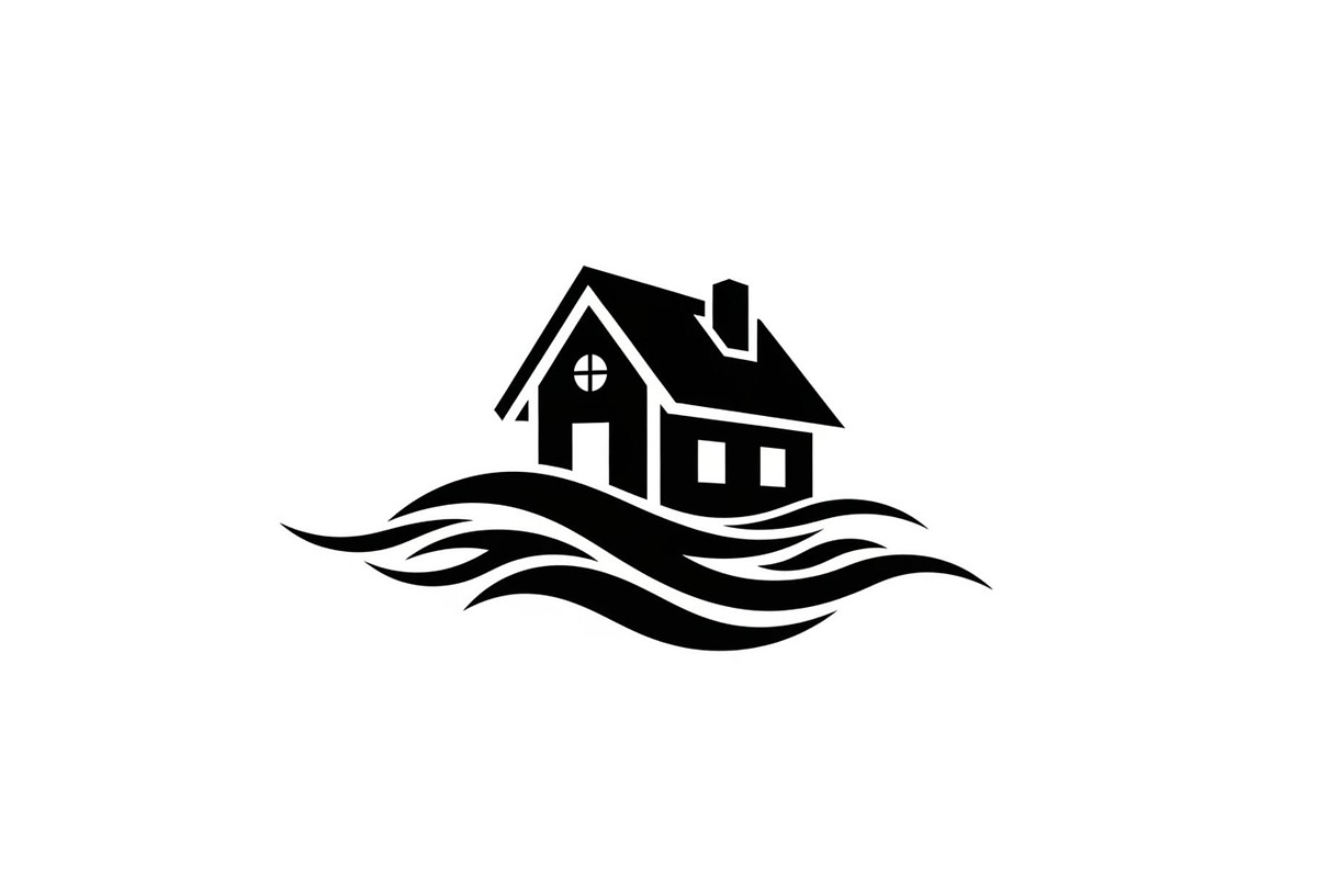 50 Flooded Home Silhouette Bundle, an Illustration by Designs_River (Photo 22 of 51)