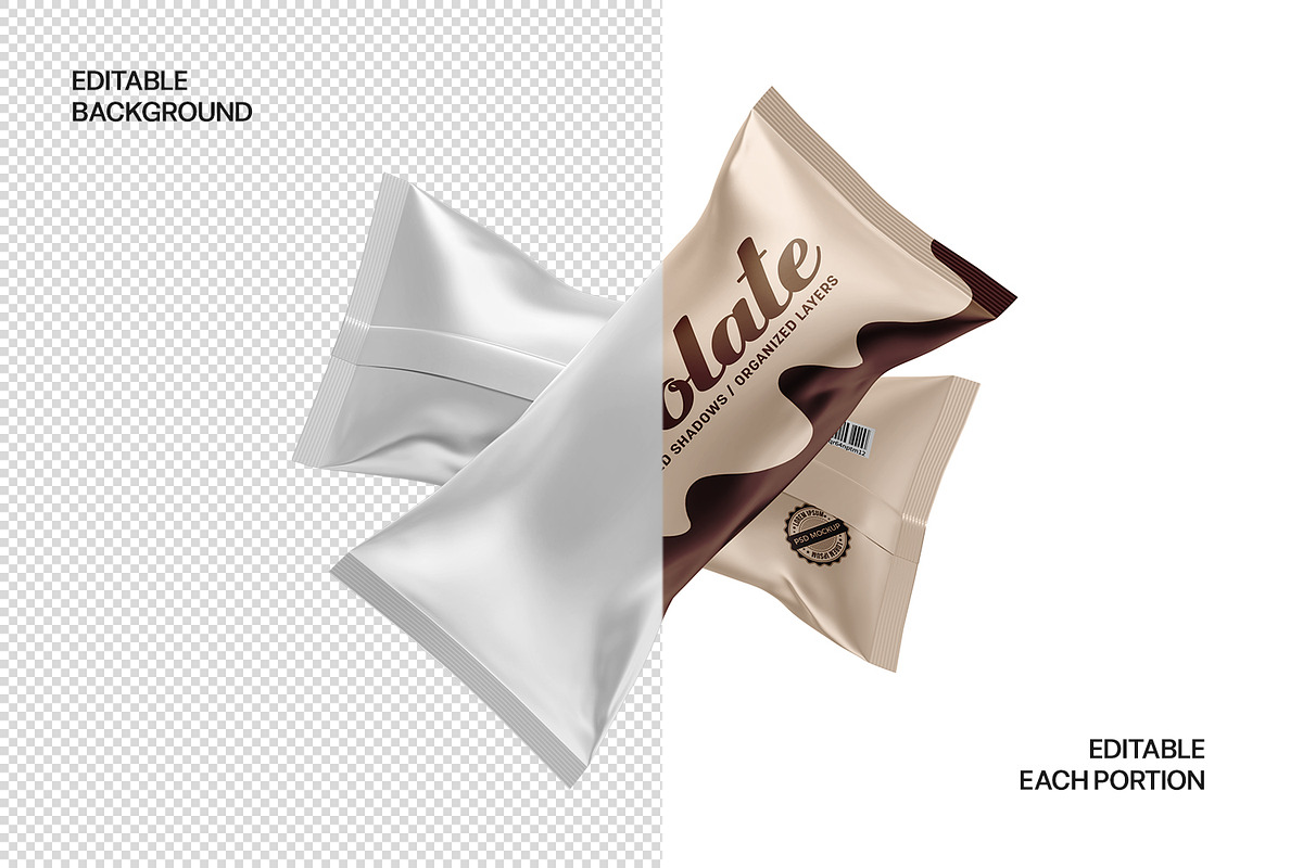 Snack Packaging Mockups, a Packaging Mockup by RamStudio2 (Photo 6 of 12)