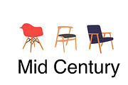 Mid Century Chair PNG pack, a Graphic by Brunch Club Design (Thumbnail 1 of 10)