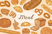 Bakery, hand drawn bundle, a Food Illustration by Good Studio (Thumbnail 1 of 20)