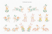 Folk Spring – Easter Bunny Clipart, a Decorative Illustration by Jenny Quince (Thumbnail 5 of 14)