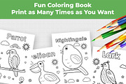50 Pages Animal Coloring Book Kids, an Education Illustration by Mohammad Sarfaraz (Thumbnail 9 of 15)