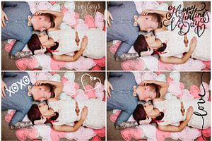 Valentine's Day Photoshop Overlays