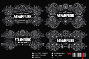 12 Steampunk badge logo, a Graphic by the-sastra (Thumbnail 2 of 4)