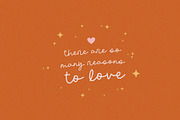 Script Font Duo A little of Love, a Script Font by pixelcolours (Thumbnail 6 of 10)