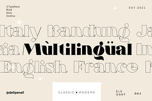 Mogia - Modern Classic Typeface