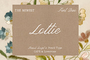 Lottie Pencil Script & Type Duo, a Script Font by Margot + Co (Thumbnail 11 of 11)