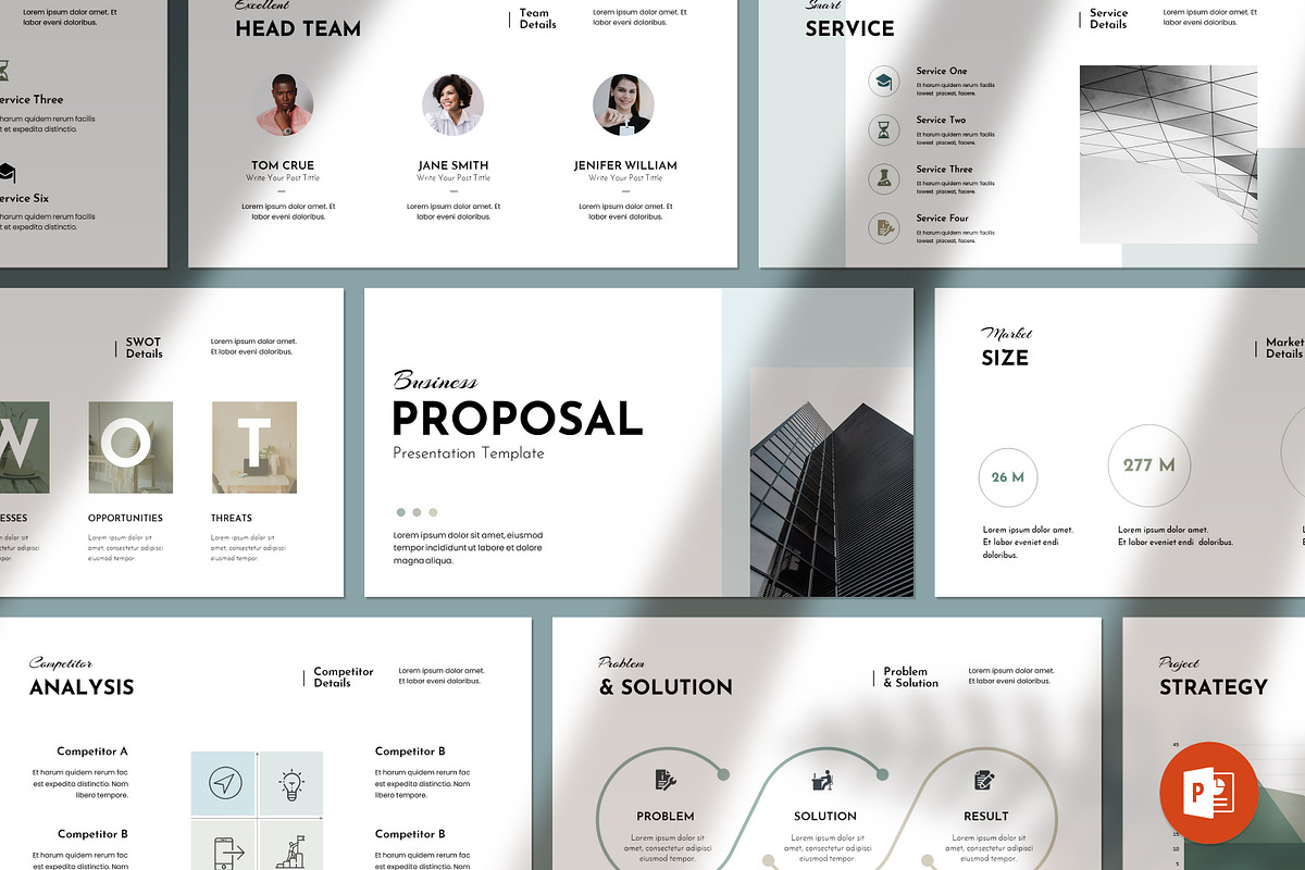 Project Proposal PowerPoint Template, a Presentation Template by ...
