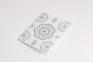 A2 Greeting Card Mockup Psd Photo