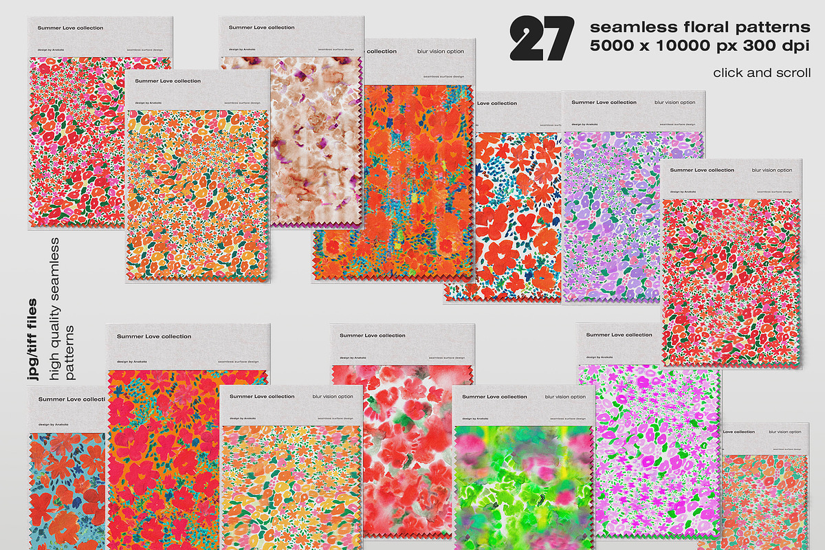 Summer Love, a Pattern Graphic by ANAKOTO (Photo 2 of 9)