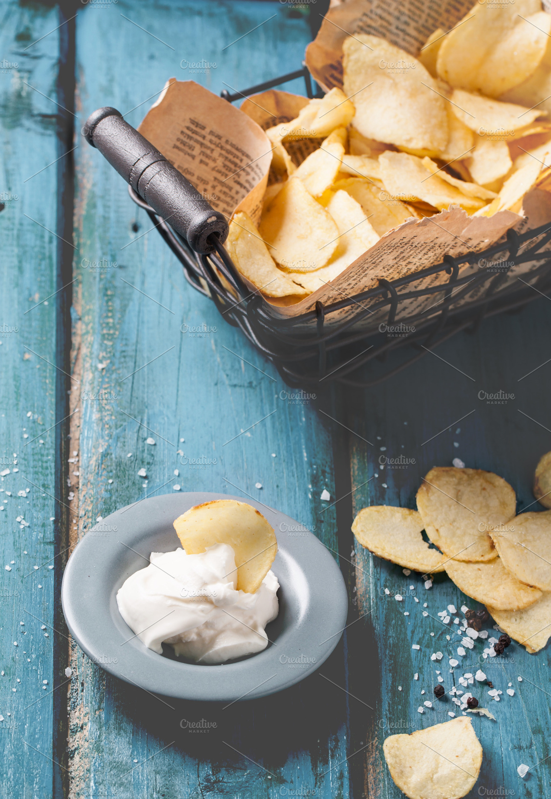 Potato Chips Containing Chips Potato And Food